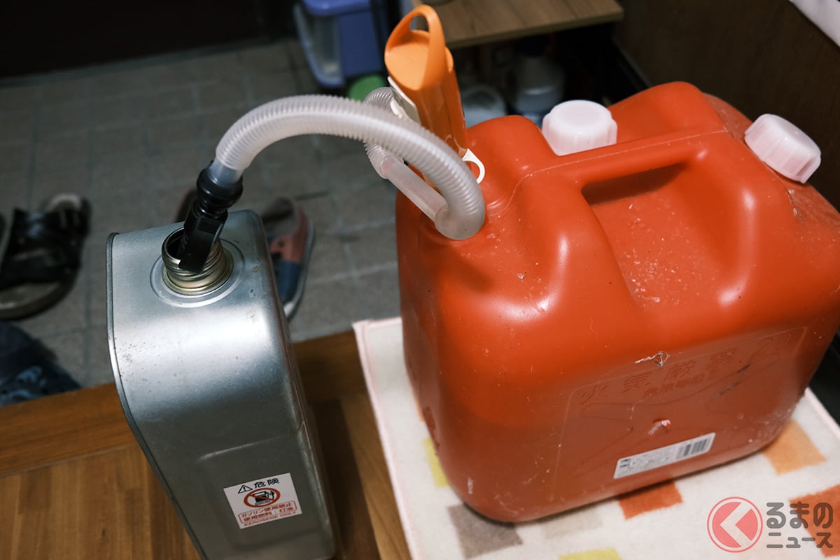 灯油に混入か 絶対使用しないで