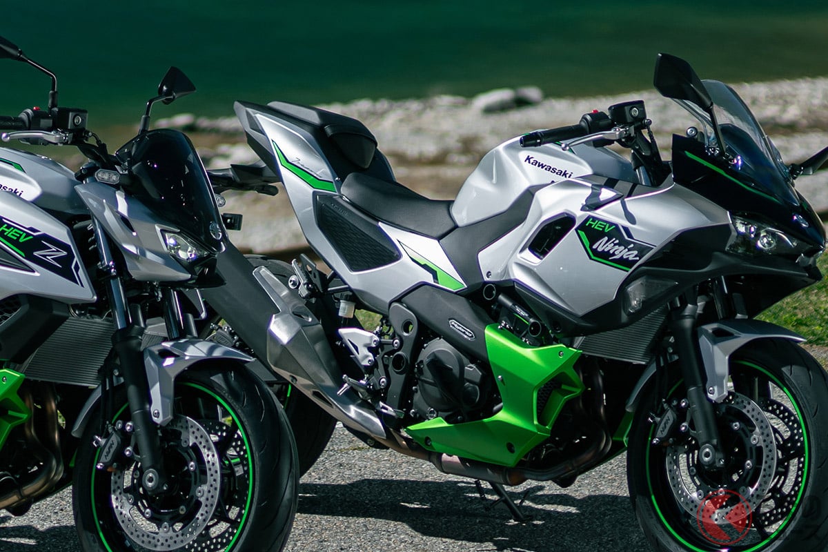 世界で唯一”のカワサキ量産型ストロングハイブリッドバイクが進化