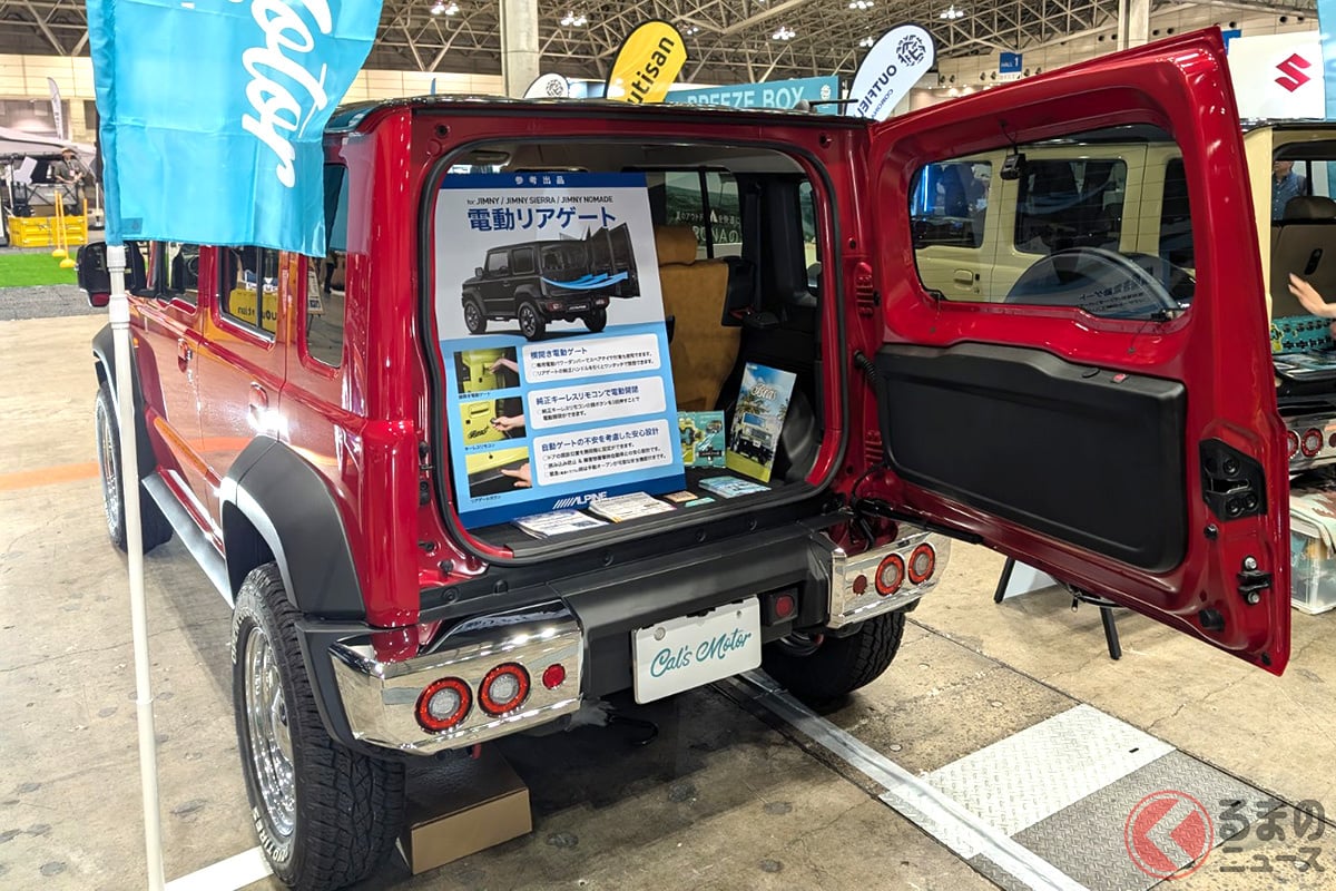 スズキ ジムニー バックドア 本体 ホワイト スズキ「ジムニー」が超スマートに進化！ すごい「バックドア」で