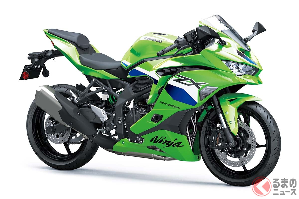 カワサキ「Ninja ZX-25R」シリーズ2027年モデル発売 カラー