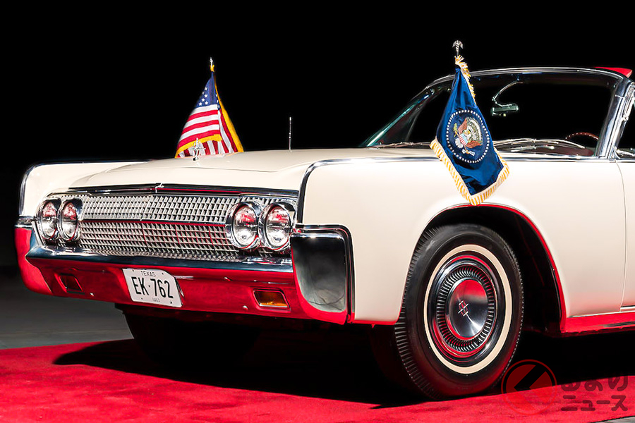 ケネディ大統領が暗殺日当時に乗った「リンカーン」は約4000万円で落札