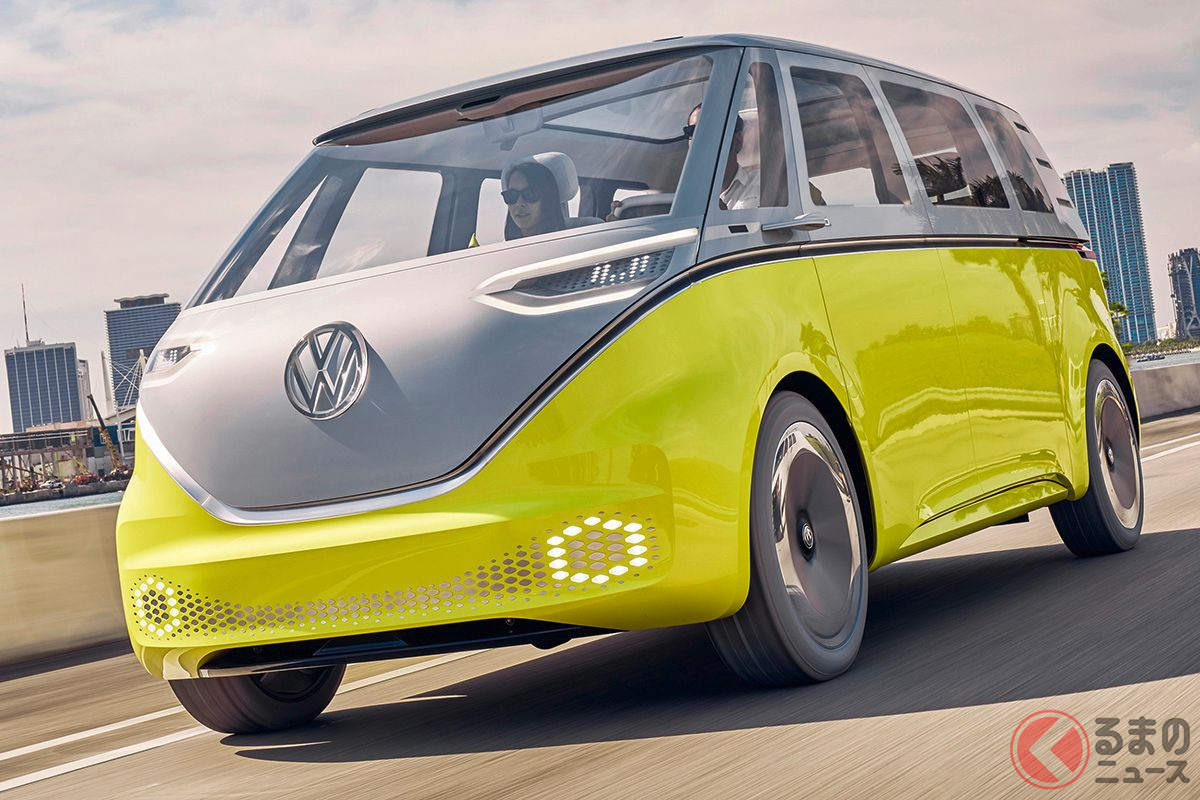 2022年に登場予定のEVワーゲンバス VW「ID.BUZZ」 レベル4の自動運転開発開始