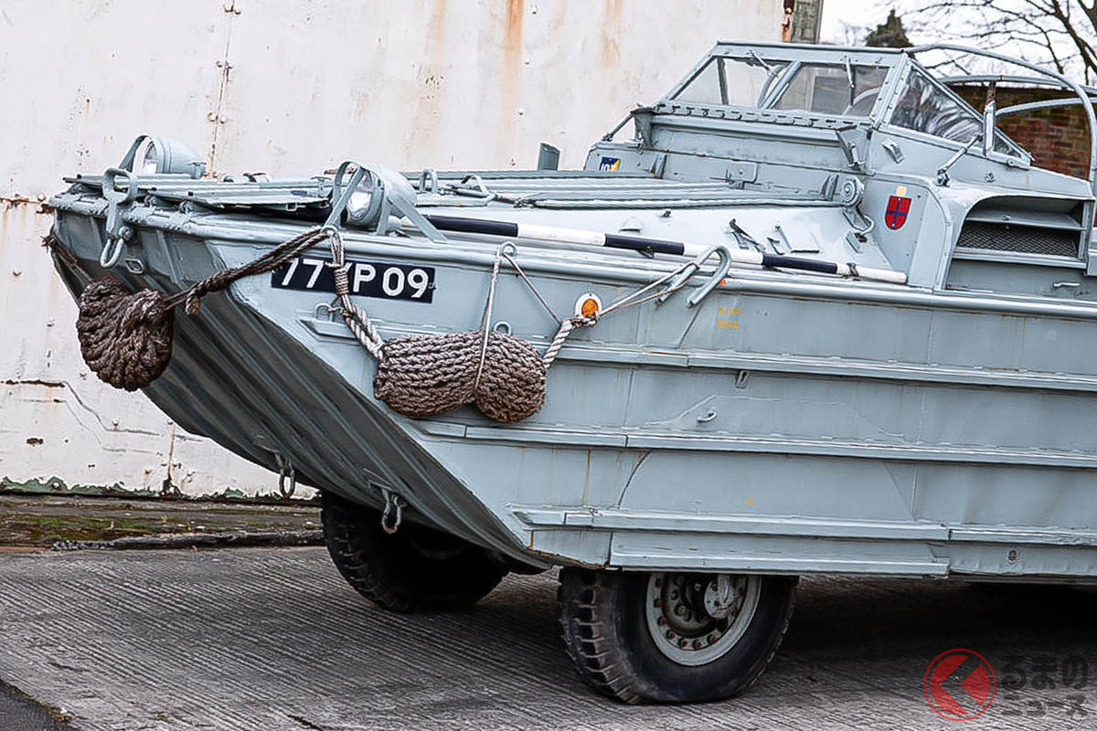 500万円で究極のアウトドア車両！ 公道も走行可能な水陸両用車「DUKW」とは｜Infoseekニュース