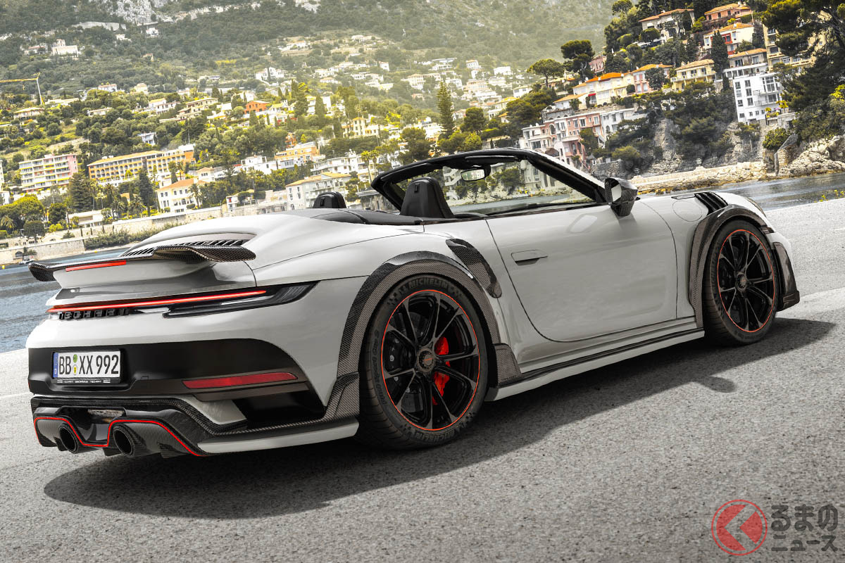 800馬力のポルシェ「911ターボSカブリオレ」誕生!! テックアートの