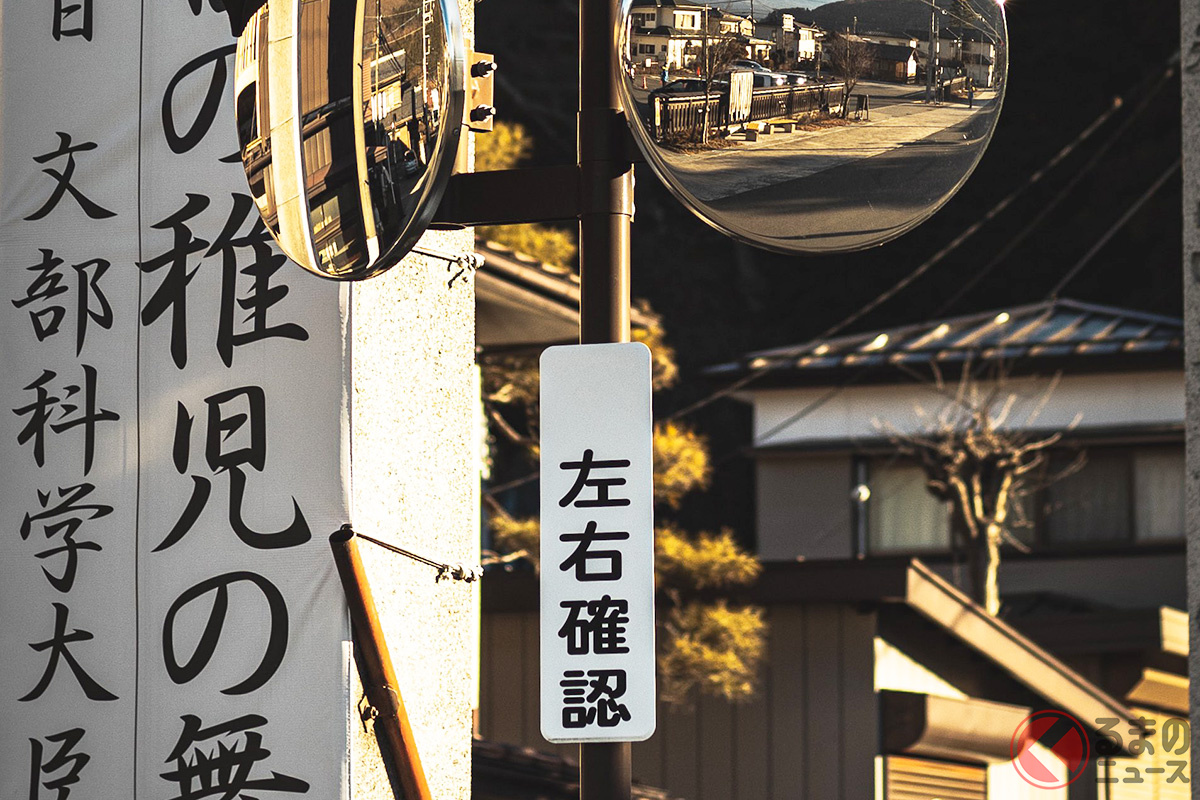 「さりげなさが良い」エモさ炸裂！ カーブミラーに映った「ノスタルジック」な景色とは SNSで話題