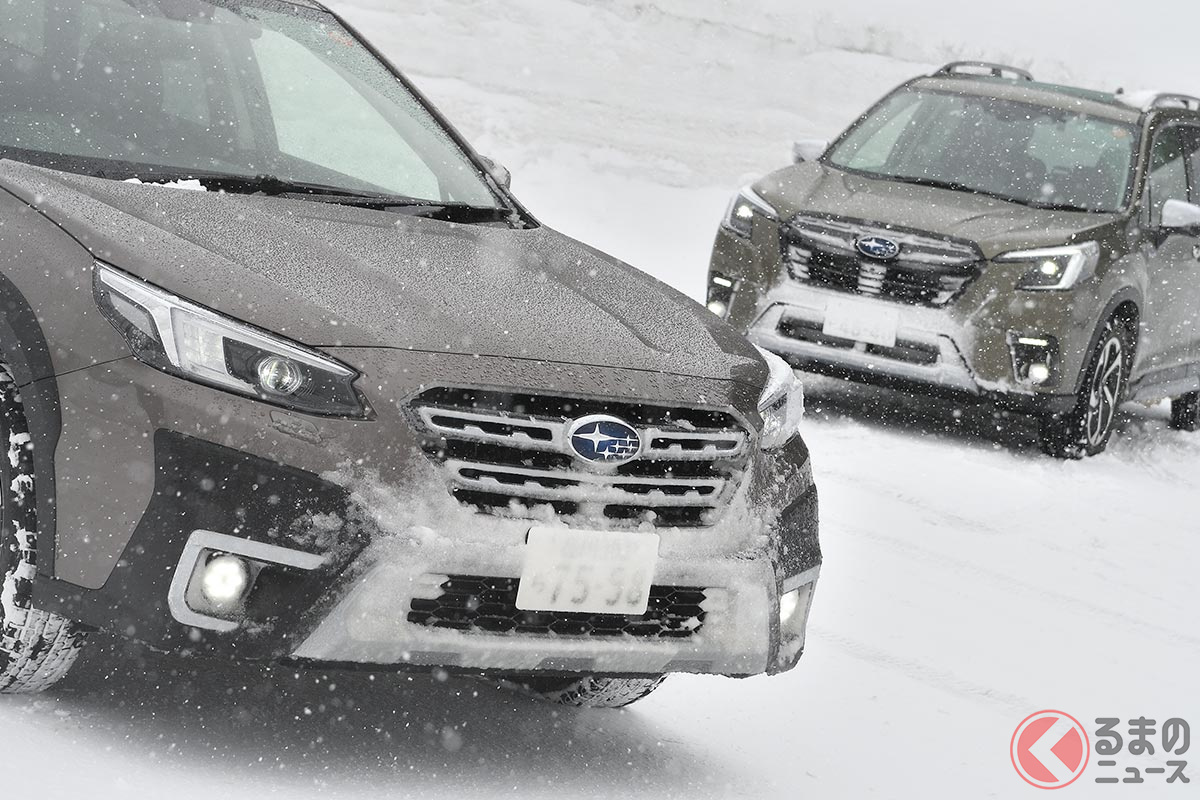 スバルSUV「フォレスター」と新型「アウトバック」を徹底チェック！ 先進装備や雪国性能、燃費などの実力は？