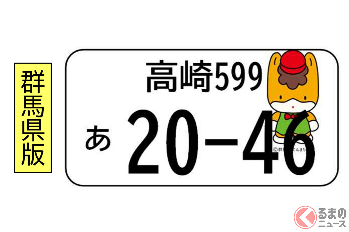 「ぐんまちゃんナンバー」爆誕　2023年10月より交付開始へ！ 県内3ナンバーいずれでも利用可