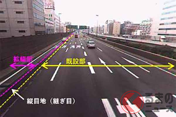 阪神高速 2年にわたり一部区間が1車線減 16号大阪港線の拡幅部「縦目地」解消へ