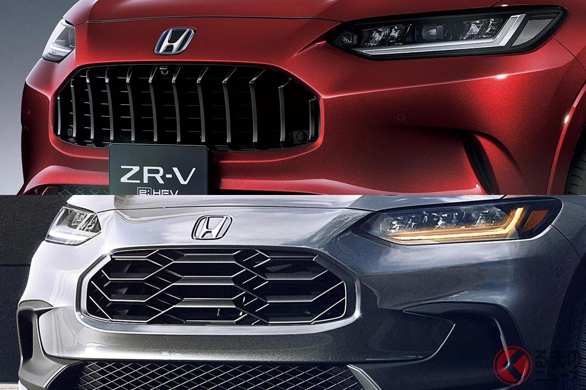 斬新顔のホンダ新型SUV「ZR-V」登場へ！ 日本と北米でデザイン違う