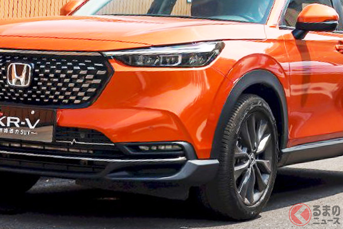 精悍黒グリルのホンダ新型SUV「XR-V」に熱視線！ 派手色オレンジも採用？ 中国登場した姿とは