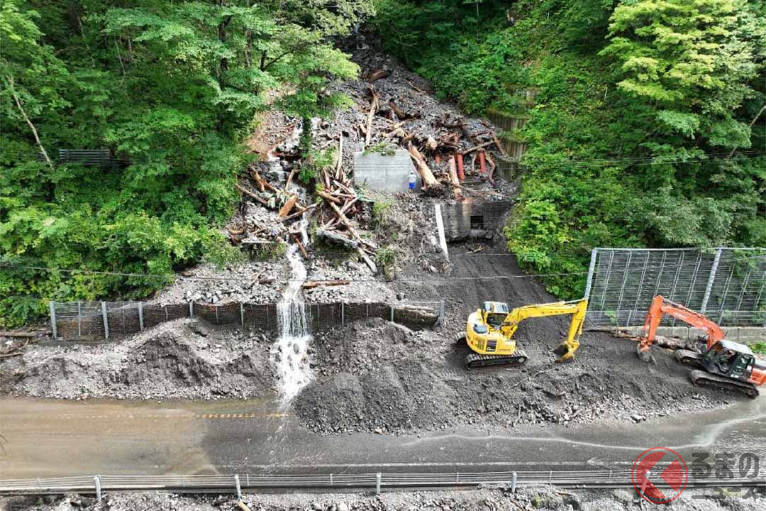 道東道で「無料措置」開始 国道274号日勝峠で土砂流入 指定区間が代替路に