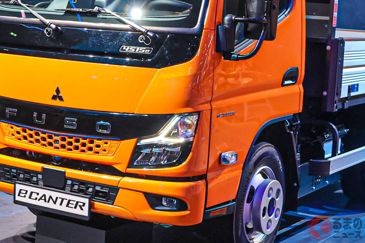 三菱ふそうが新型「eCanter」を発表！ 小型ならではの都市内輸送の提案