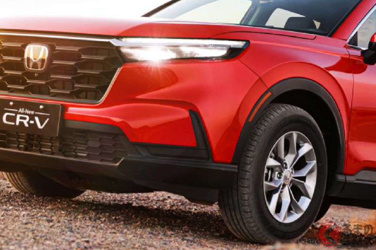 ホンダが“新型ゴツ顔SUV”連投!? 新型「CR-V」中国投入！ 水平ライン強調したデザインとは？