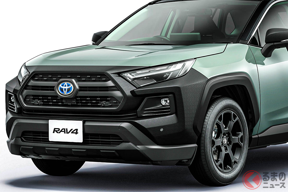 トヨタ新型「黒顔RAV4」お披露目！ 斬新「ゴリゴリブラック塗装」採用した特別なSUV発売へ｜Infoseekニュース