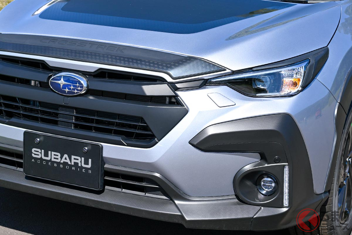 黒ボンネットのゴツすぎスバルSUV!? 新型「クロストレック」ワイルドカスタムが本気でカッコいい！