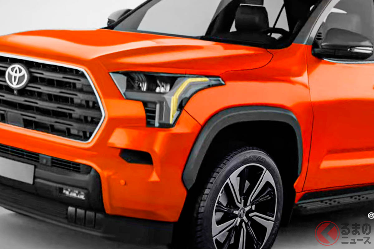 トヨタ「新型3列SUV」はゴツ顔に!? 次期型「フォーチュナー」の予想CGがめちゃカッコイイ！