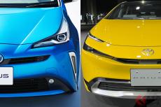世界初公開されたトヨタ新型「プリウス」何が変わった？ 不評顔旧型とイケ顔新型を比べると？ 生まれ変わった5代目の特徴とは