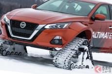 大雪でも無敵！ 「軽トラ」や「人気の高級SUV」にも存在!? “戦車”みたいな「クローラー車」3選