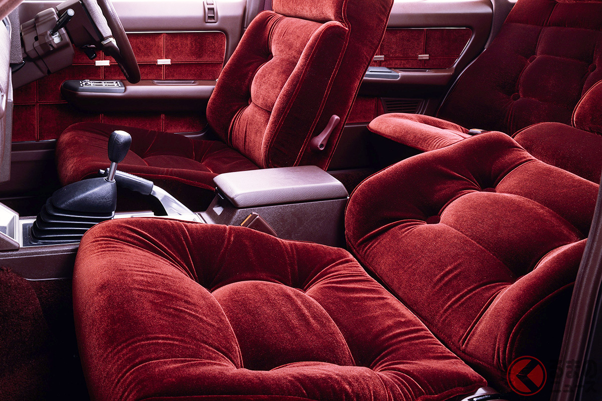「クッションふっかふか！」 80年代大流行“ハイソカー”の「まるでソファ」なゴージャスシートはなぜ消えた!?