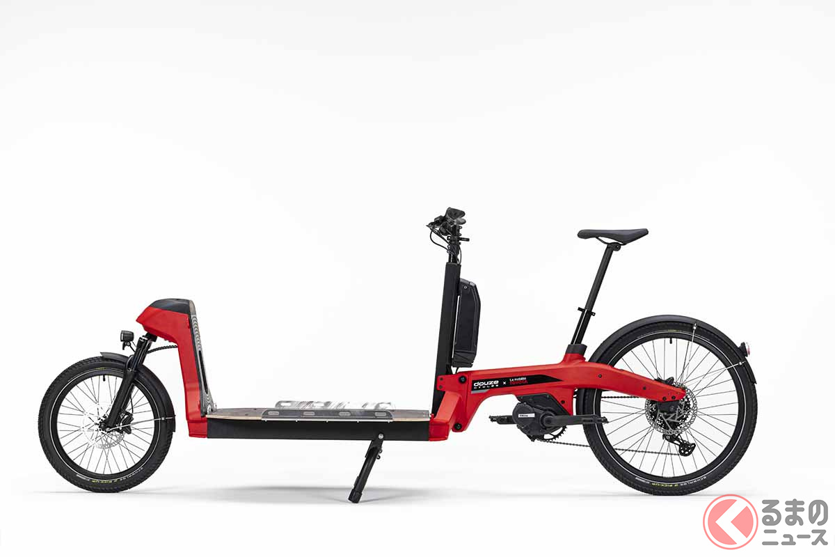 トヨタが異形の「新型自転車」発表！ ヤマハ製モーター搭載で荷物をガンガン運搬 仏でカーゴバイクを発売する背景は？