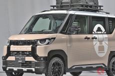 新型軽SUVでソロキャン「車中泊」旅が可能!? 2023年5月発売の三菱「デリカミニ」で参考出品した「寝床」の反響は