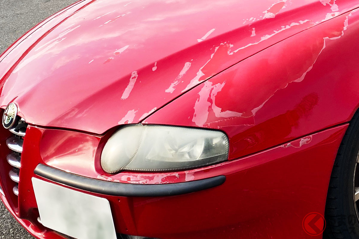 まさかの「ピンク」に変色!? 車の塗装なぜ劣化する？ 「赤」は特に弱い？ ボディ表面をピカピカに保つ方法とは