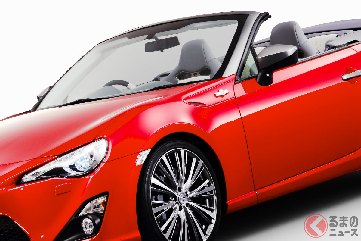 WIT'S オープンカー トヨタ　86 トヨタが公開した「86」の“オープンカー仕様”に世界が注目