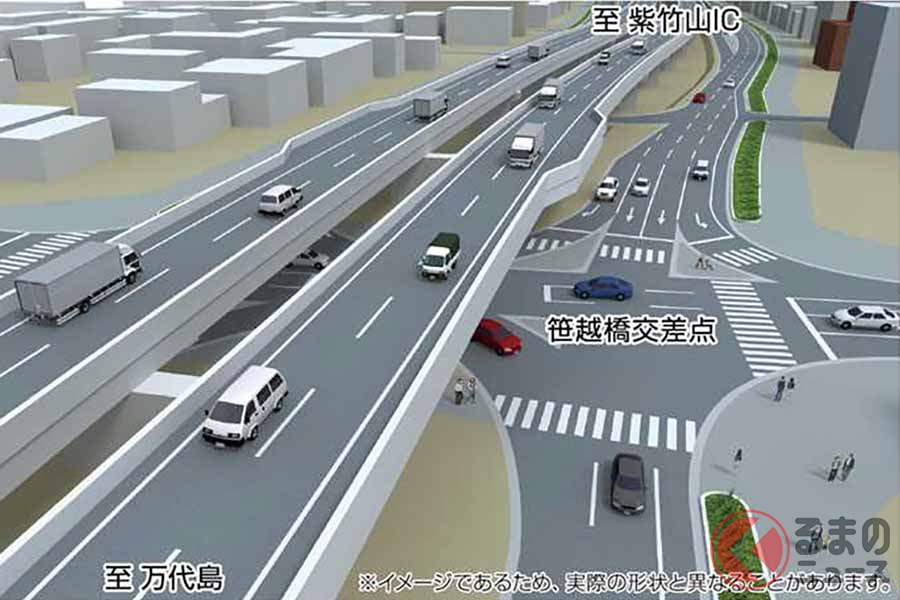 新潟市街の「出入口」さらに変貌へ 新潟バイパス接続の「高架道路」建設 栗ノ木バイパスで進む準備とは