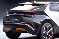 トヨタが新型SUV「C-HR」世界初公開へ 斬新テール披露で「期待」高まる！ 6月26日に欧州発表で日本はどうなる？