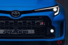 304馬力のトヨタ「スポーツハッチ」が復活！ 鮮烈ブルーが過激な「GRカローラ」“サーキット仕様”米で登場！