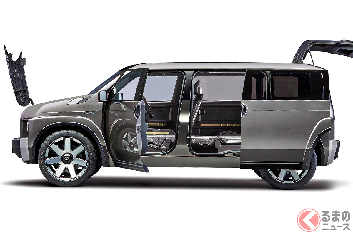 トヨタの「“スライドドア”SUV」!? 全長4.3mのコンパクトボディ&#038;ゴツゴツデザインが良すぎ！ 熱望の「Tjクルーザー」実現性は？