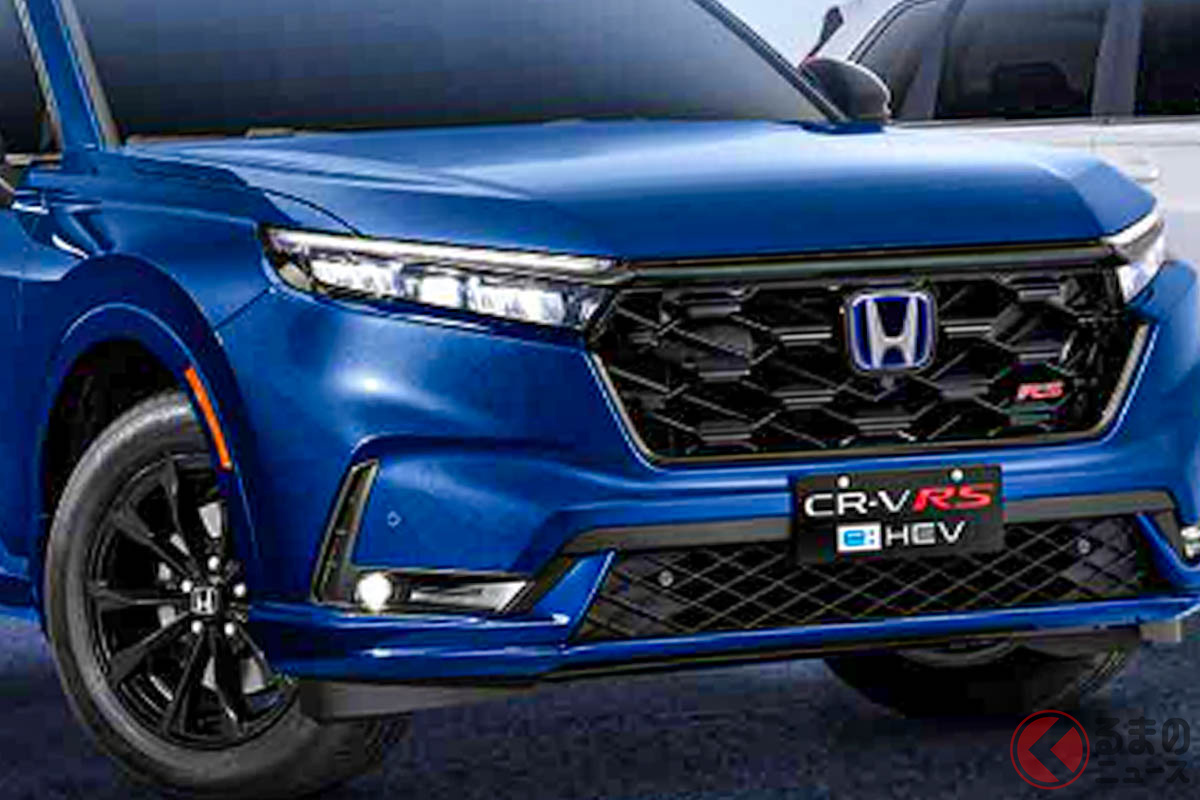 ホンダが新型「スポーティSUV」発売！ ハイパワー＆イケ顔の“RS”もアリ！ 新型「CR-V」比で544万円から