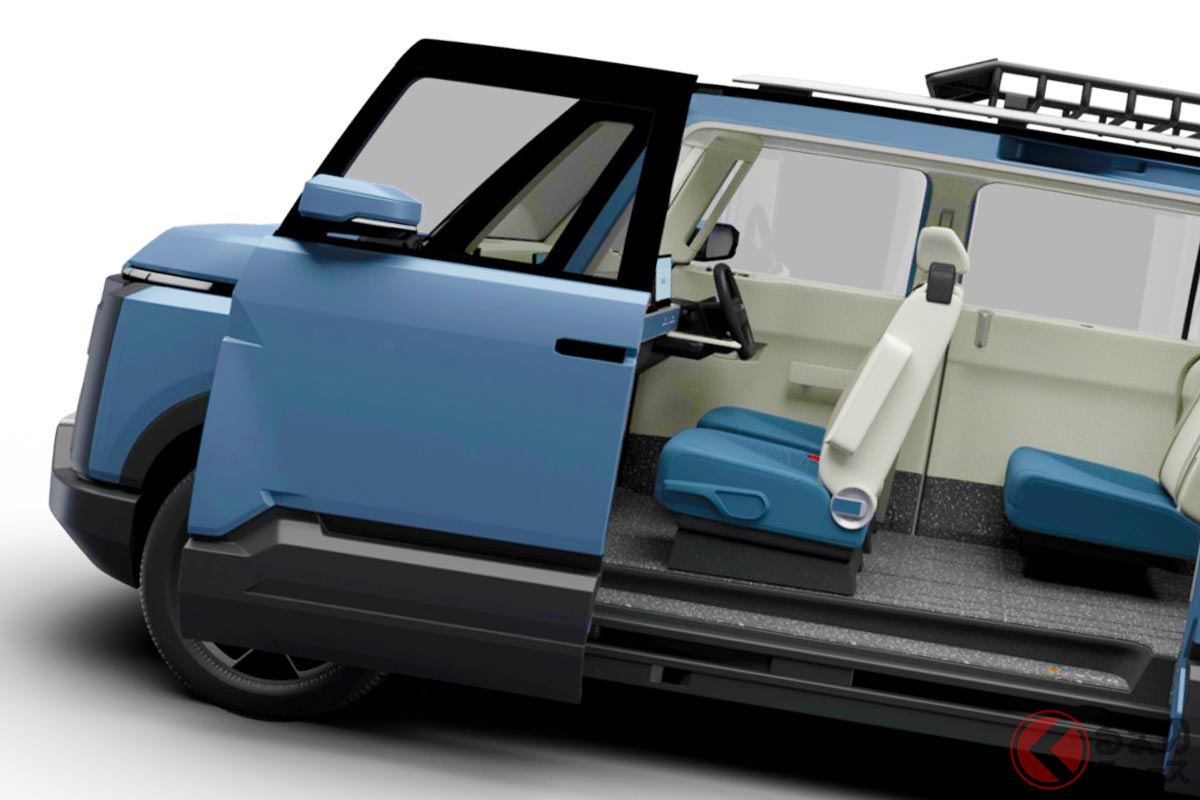 トヨタが新型「SUVミニバン」を世界初公開！「斬新ドア」採用でピラーレス実現！ 新型「クロスバン ギア」登場！