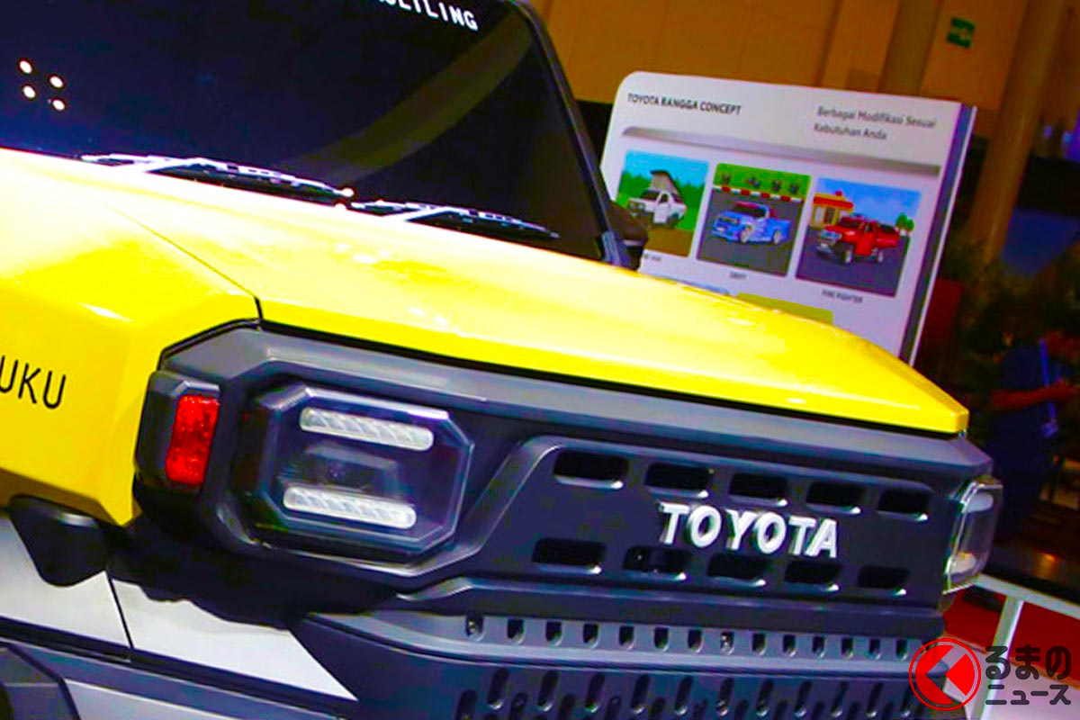 トヨタが斬新すぎる「角張りクルマ」初公開！ 存在感スゴい新型「IMV0」日本登場へ！ 10月25日に発表！