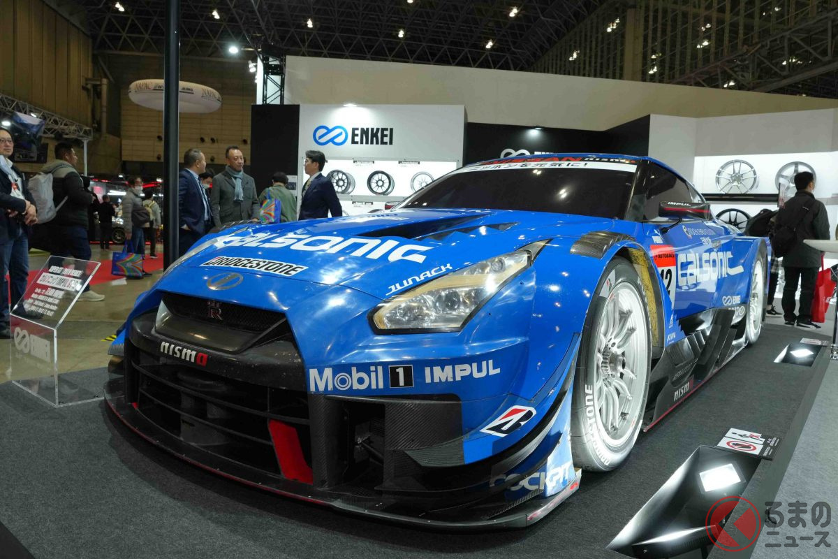 エンケイが「東京オートサロン2024」にブースを出展！ SUPER GT参戦車両「カルソニック IMPUL GT-R」の展示も