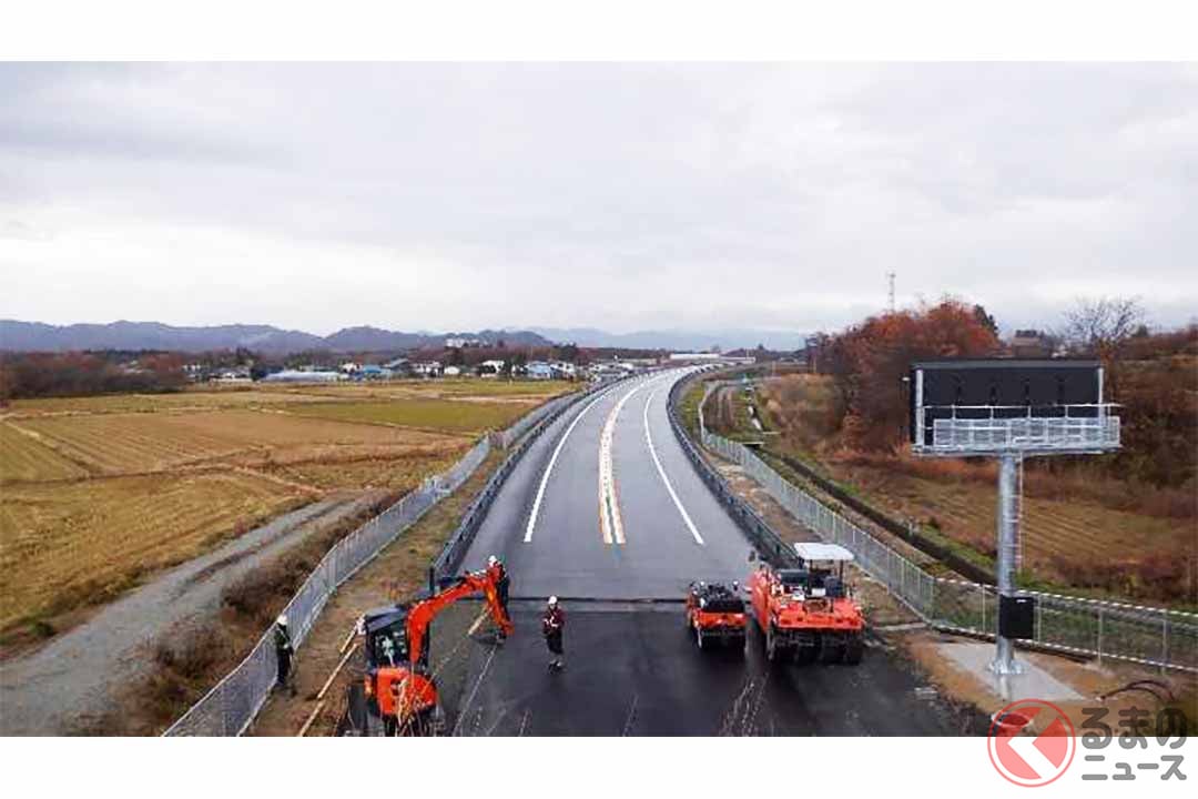 「新潟‐山形・仙台」の最短ルートが時間短縮！ 東北中央道につながる無料BP「梨郷道路」3月開通