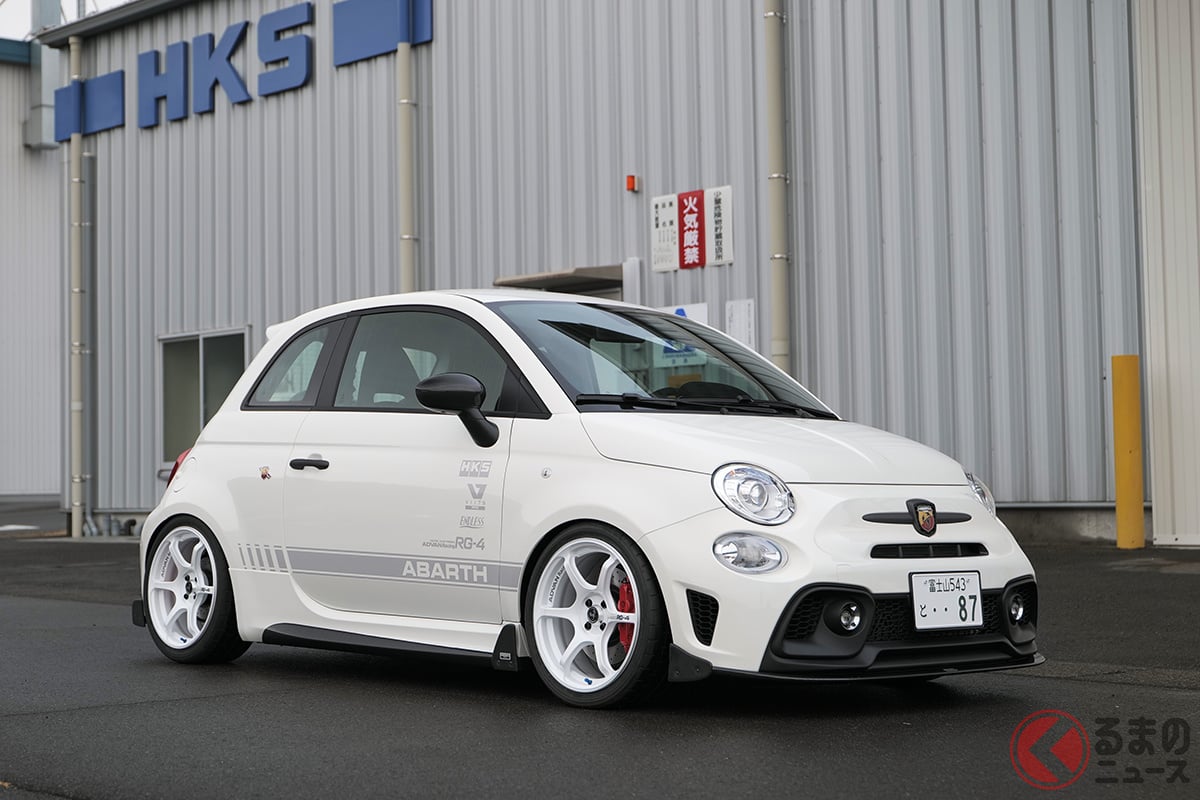 純正のスタイリングを崩さずに「アバルト595／695」の空力性能アップ！「VIITS BODY KIT for ABARTH595/695」がHKSから登場