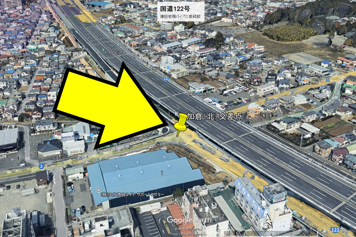 国道122号「蓮田岩槻バイパス」“悲願”の開通！ 「岩槻～蓮田」をまるっとショートカット！ 大渋滞の「ワンツーツーの“謎クランク”」ようやく消滅！ 30日23時開通