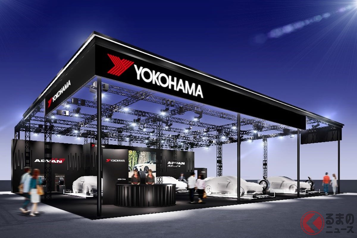 横浜ゴムが「東京オートサロン2025」でADVAN Sportの進化をアピール！ EV専用タイヤも展示