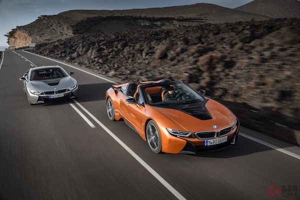 BMWのハイブリッドスポーツカー新型「i8」発売！　新たにオープンモデルも追加