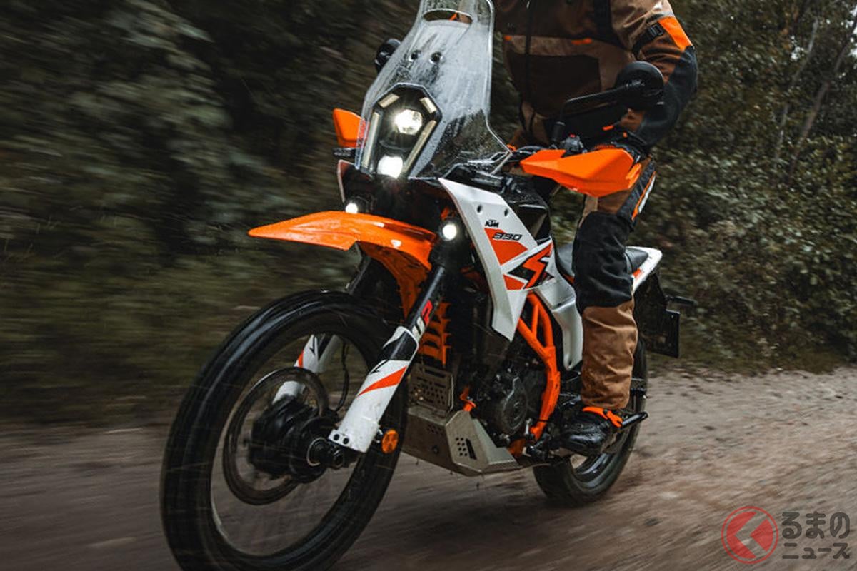 新車97万円から！ めちゃワイルドなKTM新型「390 ADVENTURE R