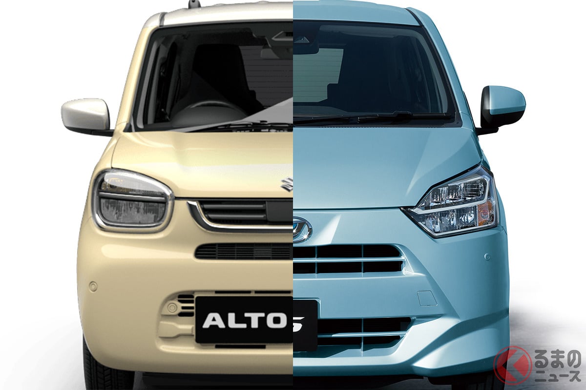 スズキ「アルト」vs ダイハツ「ミライース」2大ライバル車どう違う