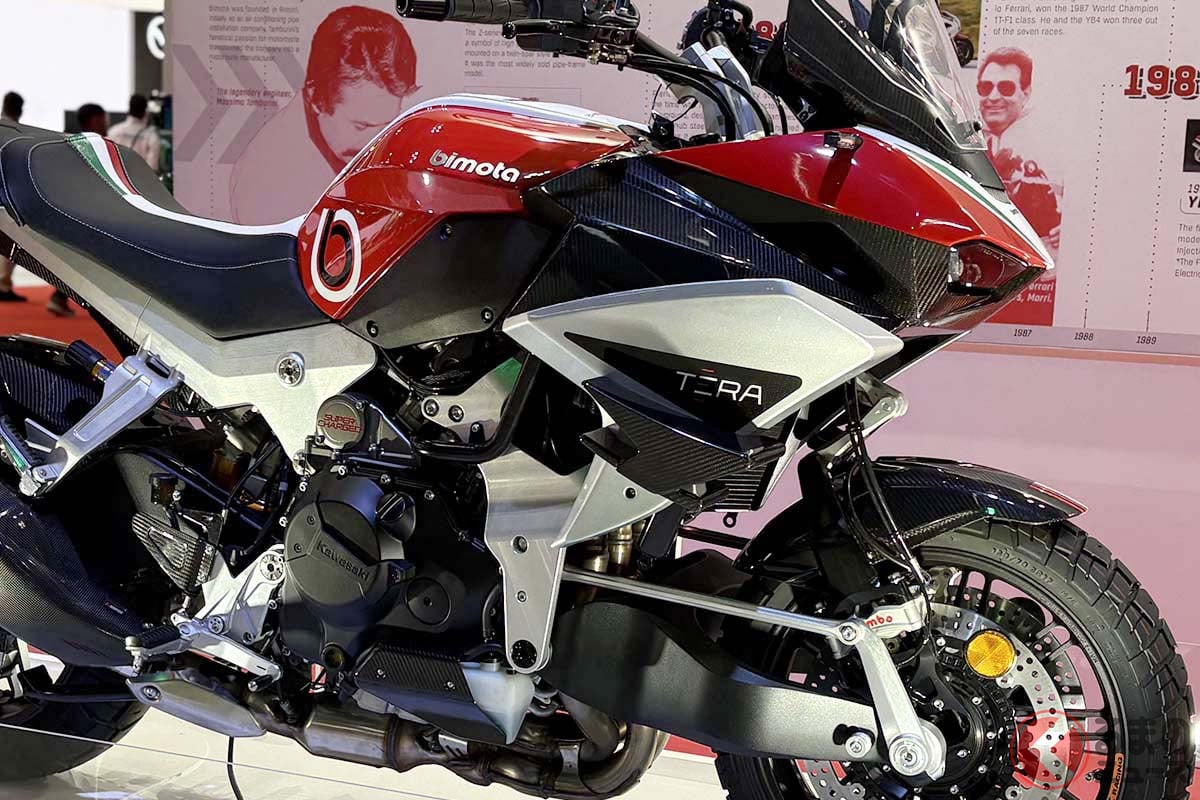 ビモータ“新”「過給器付きアドベンチャー」日本導入決定！ 希少なハブ