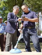 日本支援の地雷探知研修　ウクライナに技術指導