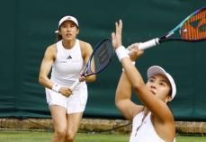 女子ダブルスの加藤組3回戦へ　テニスのウィンブルドン第6日