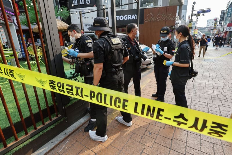 ソウルで凶器男、1人死亡　身柄拘束、3人負傷