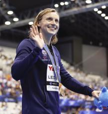 レデッキー、20個目の金メダル　世界水泳、女子1500m