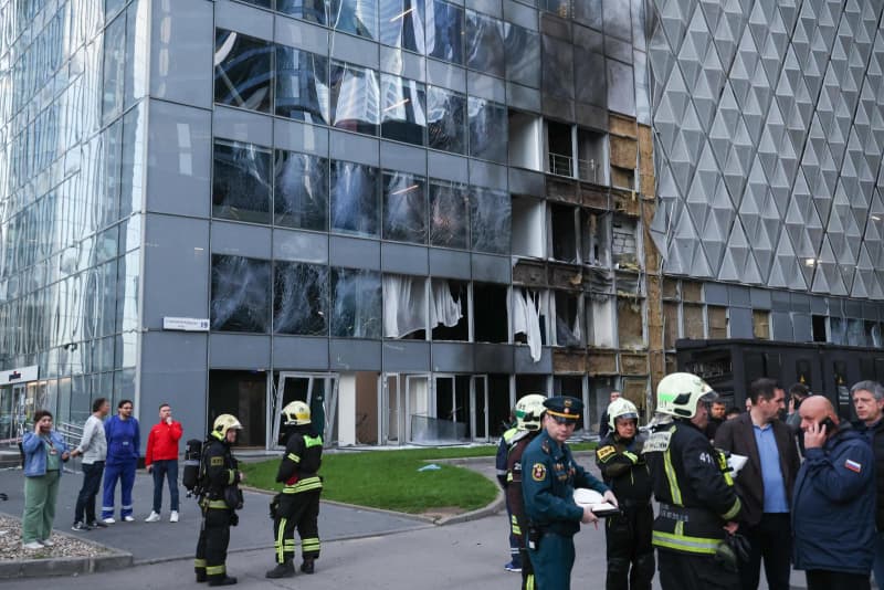 モスクワに無人機攻撃　ビル被害、今月4度目