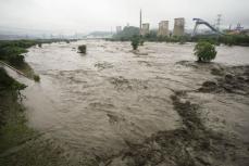 中国、豪雨被害で2人死亡　北京などに12年ぶり警報