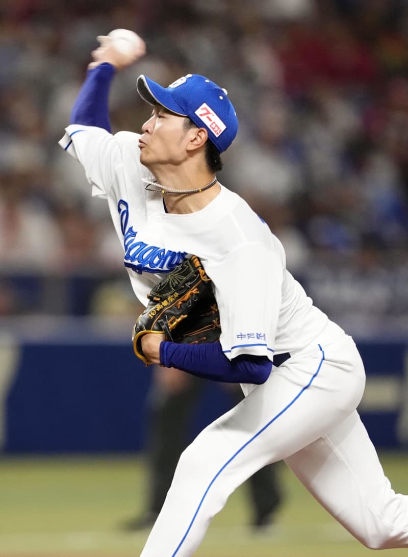 中3―2広（12日）　高橋宏斗、好投で5勝目